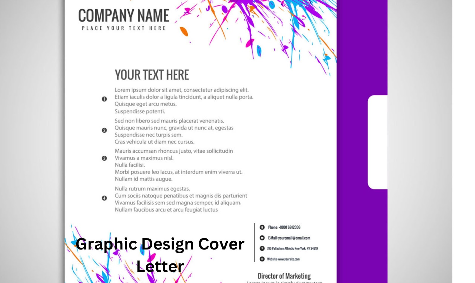 Graphic design cover letter